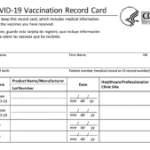 COVID-19 Vaccination Record Card