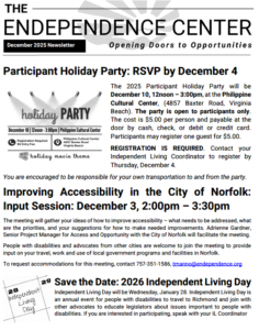 December 2025 newsletter cover page