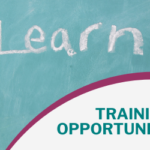 Background is a chalkboard, with the word LEARN written across in chalk. The words "Training Opportunity" appear on the bottom right, with the ECI logo.